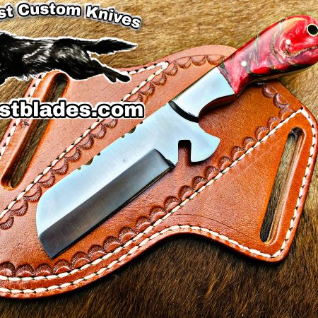 Black Smith Made Of D2 Steel Full Tang Blade Bull Cutter knife…