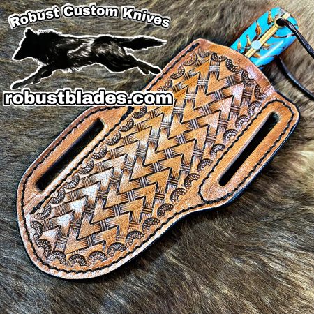 Black Smith Made Of Damascus Steel Full Tang Blade Bull Cutter Knife…