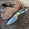 Black Smith Made Of Cowboy And Skinner Knife With Damascus Steel…