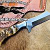 Black Smith Made Of D2 Steel Full Tang Blade Bull Cutter Knife…