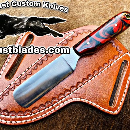 Black Smith Made Of D2 Steel Full Tang Blade Bull Cutter Knife…