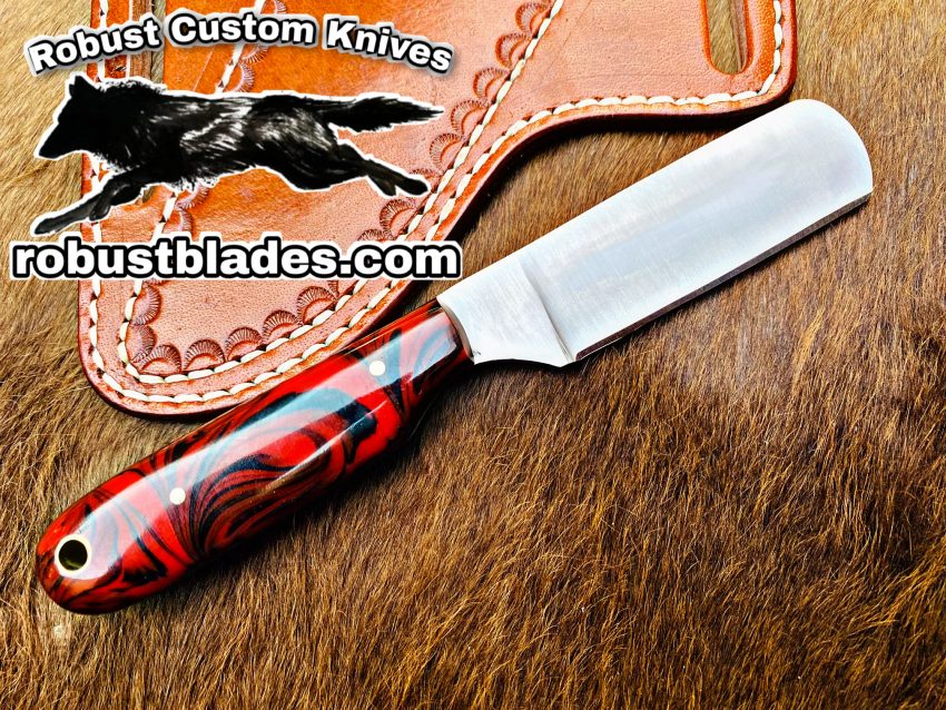 Black Smith Made Of D2 Steel Full Tang Blade Bull Cutter Knife…