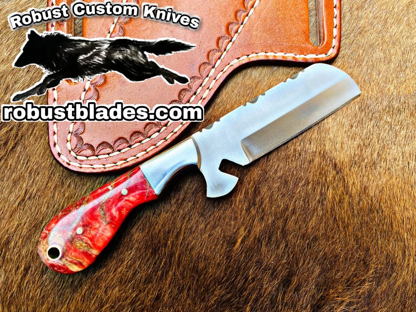 Black Smith Made Of D2 Steel Full Tang Blade Bull Cutter knife…