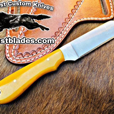 Black Smith Made Of D2 Steel Full Tang Blade Bull Cutter Knife…