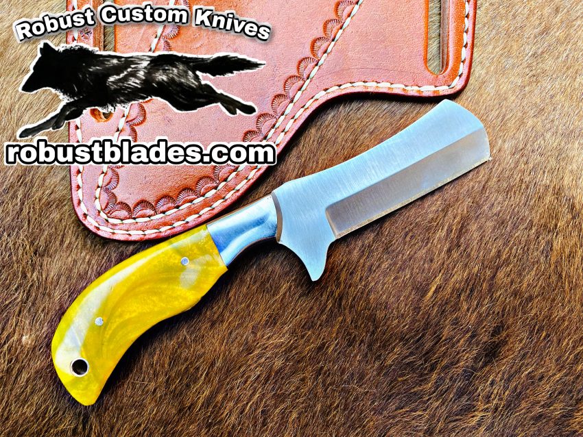 Black Smith Made Of D2 Steel Full Tang Blade Bull Cutter knife…