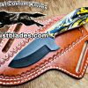 Black Smith Made Of Cowboy And Skinner Knife With D2 Steel…