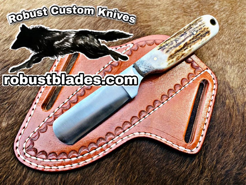 Black Smith Smith Made Of D2 Steel Full Tang Blade Bull Cutter Knife…