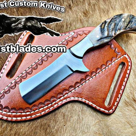 Black Smith Made Of D2 Steel Full Tang Blade Bull Cutter Knife…