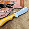 Black Smith Made Of D2 Steel Full Tang Blade Bull Cutter Knife…