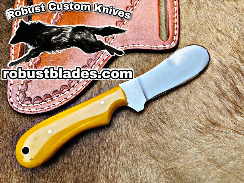 Black Smith Made Of D2 Steel Full Tang Blade Bull Cutter Knife…