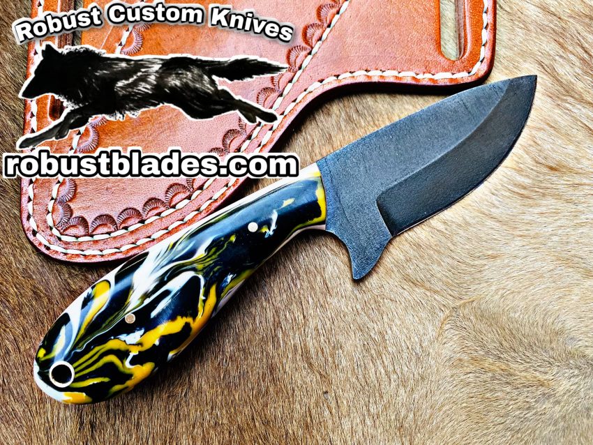 Black Smith Made Of Cowboy And Skinner Knife With D2 Steel…