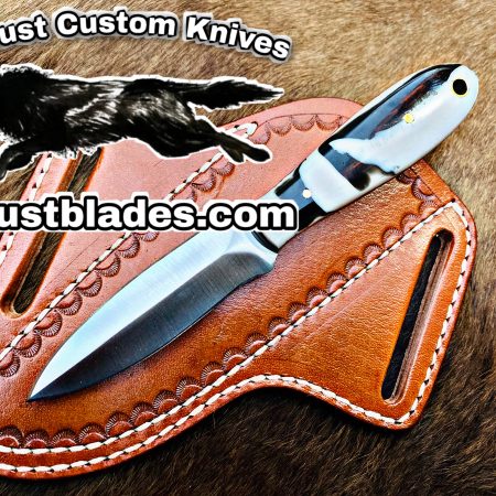 Black Smith Smith Made Of D2 Steel Full Tang Blade Bull Cutter Knife…