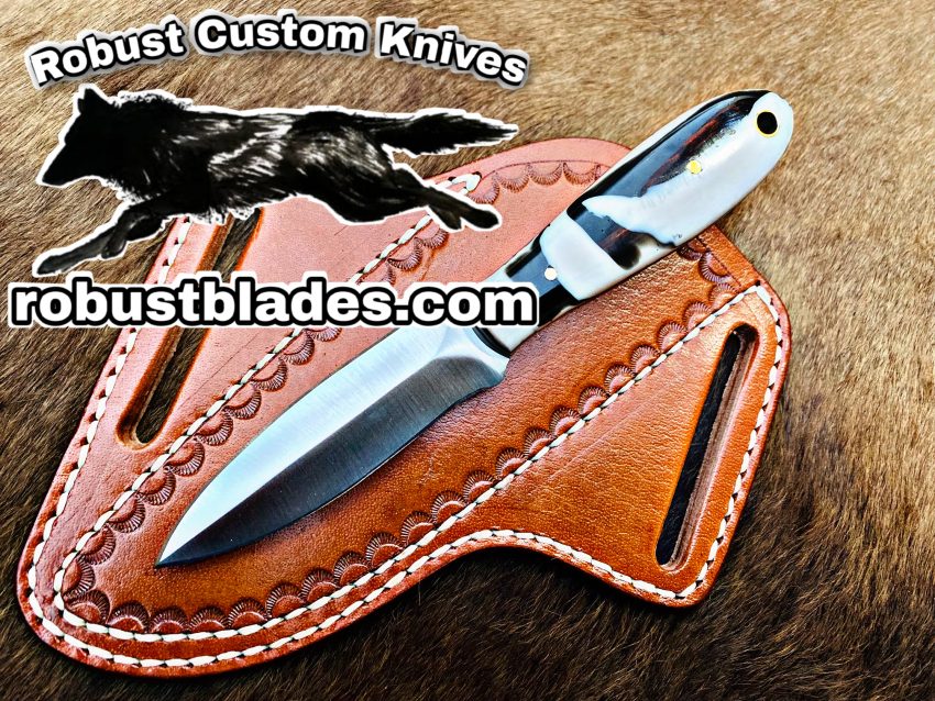 Black Smith Made Of Cowboy And Skinner Knife With D2 Steel…