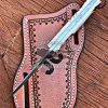 Black Smith Made Of 1080 C12 Steel Handmade Cowboy Knife Get Your Name Or Initial On The Blade And Sheath Just Write Your Initial In The Note…