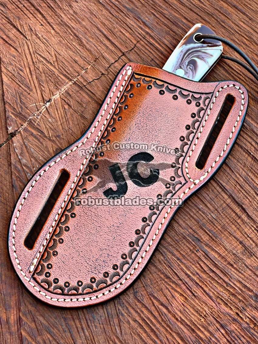 Black Smith Made Of 1080 C12 Steel Handmade Cowboy Knife Get Your Name Or Initial On The Blade And Sheath Just Write Your Initial In The Note…