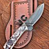 Black Smith Made Of 1080 C12 Steel Handmade Cowboy Knife Get Your Name Or Initial On The Blade And Sheath Just Write Your Initial In The Note…