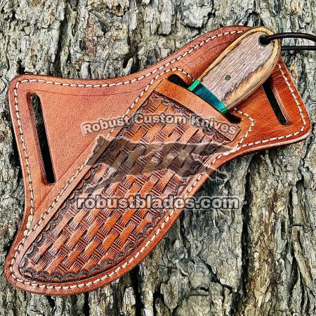 Black Smith Made Of Cowboy And Skinner Knife With Horse Rasp Steel…