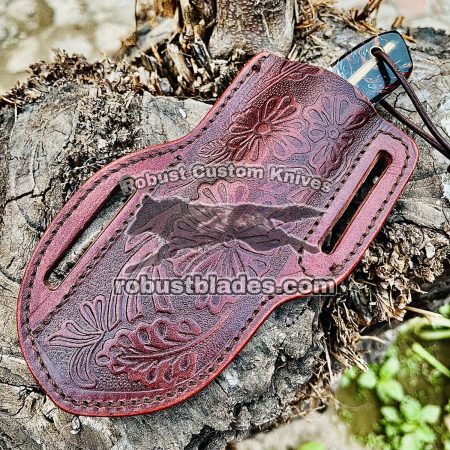 Black Smith Made Of Damascus Steel Handmade Cowboy Knife…