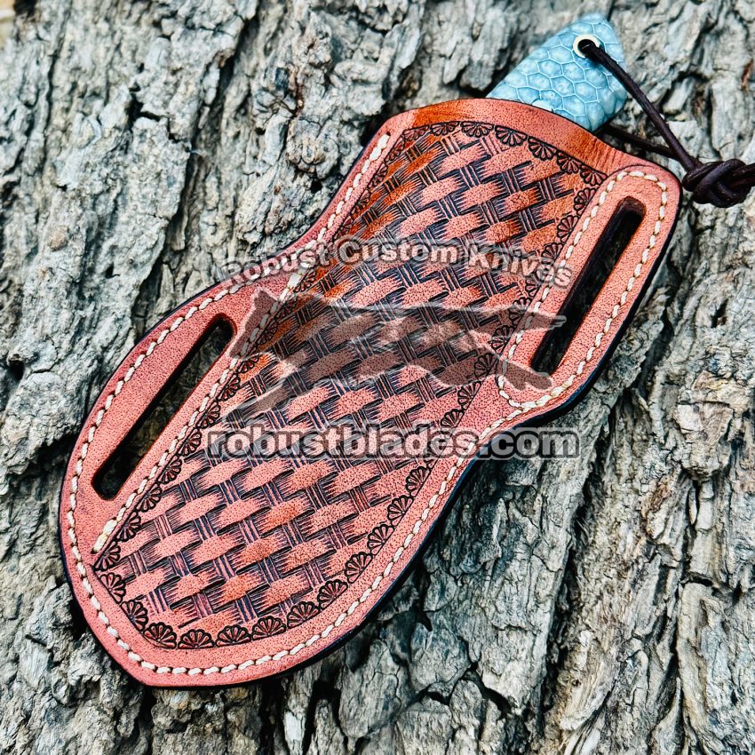 Black Smith Made Of Damascus Steel Handmade Cowboy Knife…