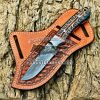 Black Smith Made Of Damascus Steel Handmade Cowboy Knife…