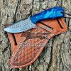 Black Smith Made Of Cowboy And Skinner Knife With Horse Rasp Steel…