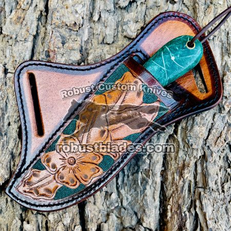 Black Smith Made Of Damascus Steel Handmade Cowboy Knife…