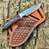 Black Smith Made Of Damascus Steel Handmade Cowboy Knife…