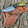 Black Smith Made Of Cowboy And Skinner Knife With Horse Rasp Steel…