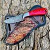 Black Smith Made Of Damascus Steel Handmade Cowboy Knife…