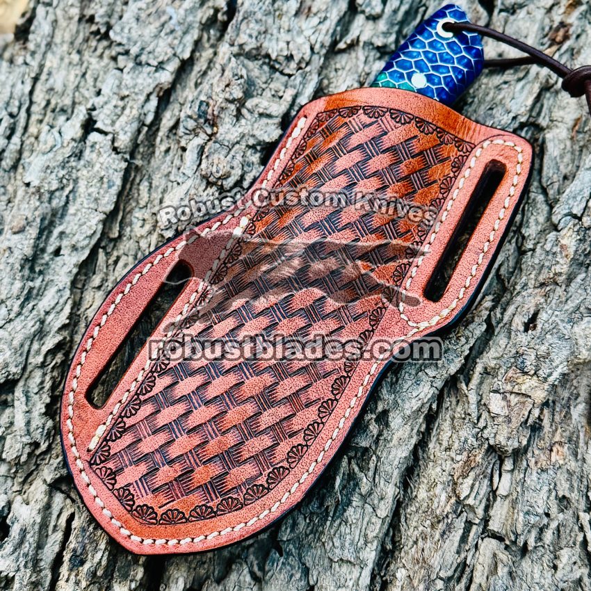 Black Smith Made Of Damascus Steel Handmade Cowboy Knife…