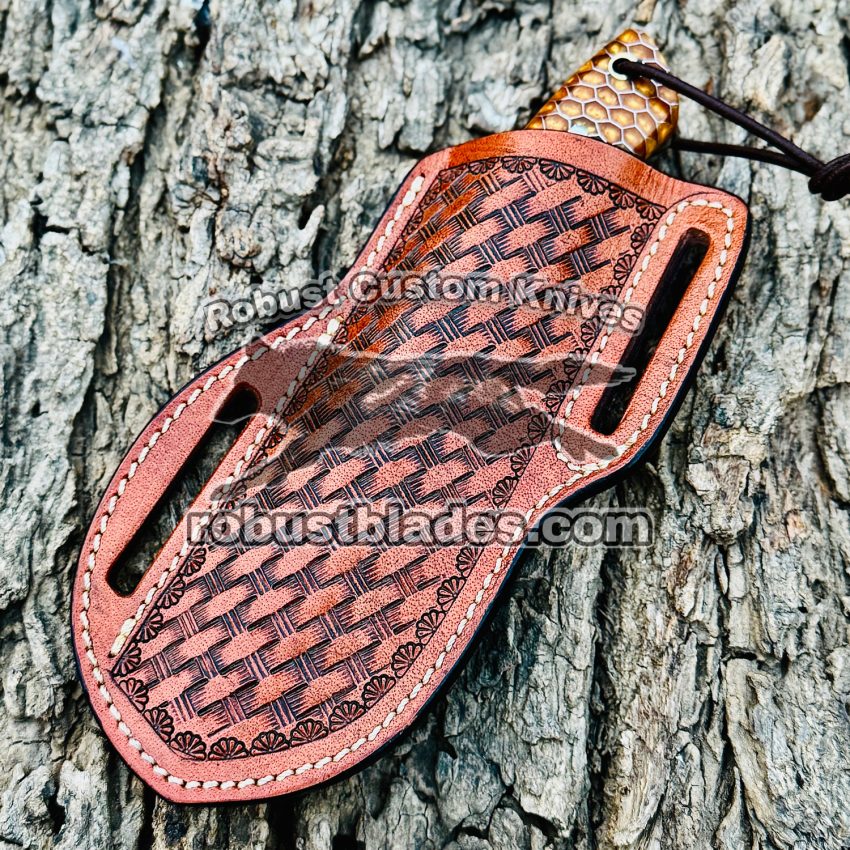 Black Smith Made Of Damascus Steel Handmade Cowboy Knife…