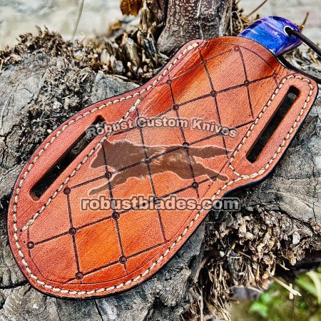 Black Smith Made Of Damascus Steel Handmade Cowboy Knife…