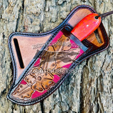 Black Smith Made Of Damascus Steel Handmade Cowboy Knife…